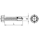 Vis autoforeuse hexagonale forme K, DIN7504, A2, 4,2x19mmm, acier inoxydable, UE = 1000 pièces 75042K42 19 NOUVEAU