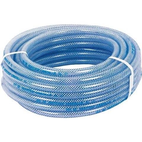 Fitt PVC hose transparent with polyester fabric / food safe 100m/20bar/8x14mm/-20°- +60°C NEW