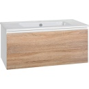 Evenes vanity unit + ceramic washbasin series ELA body...