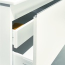 Evenes meuble sous-vasque + lavabo en céramique série ELA corps blanc smt - façade blanche sgl 1210x420x510mm Nouveau