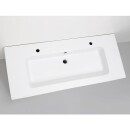 Evenes meuble sous-vasque + lavabo céramique série ELA carcase noir smt-front placage chêne foncé,1210x42 Nouveau