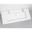 Evenes meuble sous-vasque + lavabo céramique série ELA carcase noir smt-front placage chêne foncé,1210x42 Nouveau