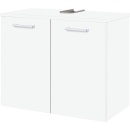 Mueble de baño Evenes ESTRA blanco alto brillo 2...