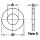 Rondelles en acier inoxydable A4 DIN 9021/ISO 7093-1, M14, UE=100 pièces 90214150 NOUVEAU