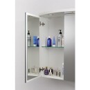 evenes Armoire de toilette avec éclairage blanc décor 2 portes 700x798x205/340 mm NEUF