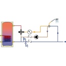 Therm. Easyflow Mix 796 30-65 degrésC, Kvs1,5 , DN15, 3/4inch, filetage externe Nouveau