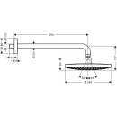 hansgrohe hoofddouche Hansgrohe Raindance Select S 240 2 straalsoorten Ø 240 mm chroom NIEUW