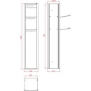 emco modulo WC emco asis 150 a scomparsa, altezza 809 mm,...