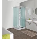 Evenes complete douche Basic, 1000x1000x2110mm, thermostatische mengkraan+handdouche/zijdouche Nieuw