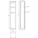 emco modulo WC emco asis 150 a scomparsa, altezza 809 mm,...