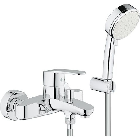 GROHE Wannenmischer-Set Grohe Eurostyle Cosmopolitan mit Handbrause Tempesta C100 chrom NEU