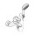 GROHE Wannenmischer-Set Grohe Eurostyle Cosmopolitan mit Handbrause Tempesta C100 chrom NEU