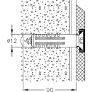 NORMBAU fixing set for solid walls suitable for Cavere...