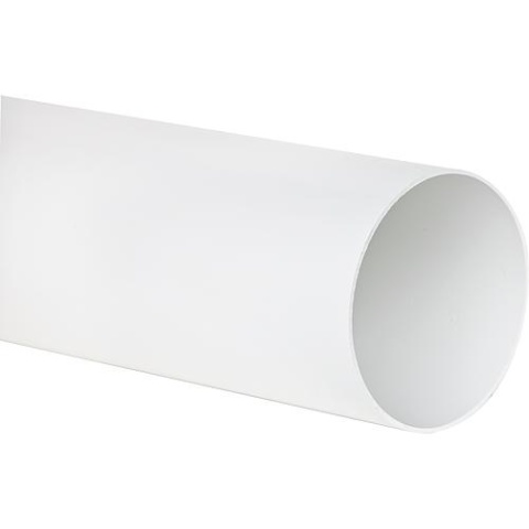 UPMANN Tube rond DN 150, 1m blanc avec manchon 66931 NOUVEAU