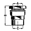 Raccordo EFFEBI con IT tipo 860 11/4 "x40mm non...