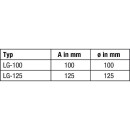 Rejilla de ventilación S&P tipo LG 125 para cierre de pared exterior 8040020200 NUEVO