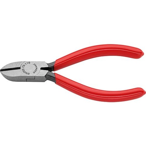 KNIPEX pince coupante diagonale polie recouverte de plastique longueur 125mm avec facette 70 01 125 NOUVELLE