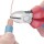 KNIPEX pince coupante diagonale polie recouverte de plastique longueur 125mm avec facette 70 01 125 NOUVELLE