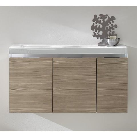 evenes WTU+ceramica-WT EOLA larice marrone chiaro 3 porte 960x580x380mm NUOVO