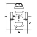 Evenes Thermomischer Easyflow Typ 720, DN20, 35-60 GradC,...