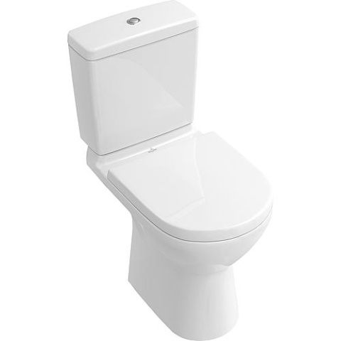 Villeroy & Boch Spłuczka WC V&B O.Novo rimless, biała, odpływ poziomy, WxDxH:360x670x400 NOWOŚĆ