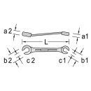 Clé polygonale ouverte GEDORE SW 17 x 19, UD (G) 6057780 NEUF