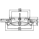 Maico vanne à disque, plastique TK 15 1510193 NOUVEAU