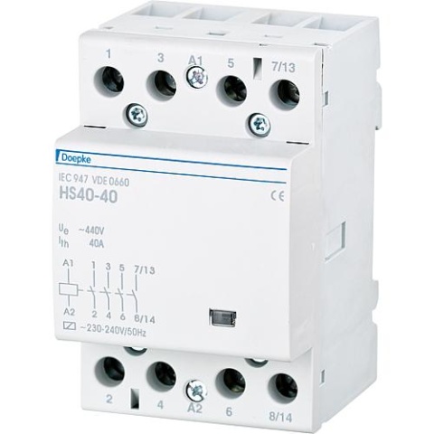 Doepke Installationsschütz HS 3-230AC/40-40 4-polig, 40A NEU