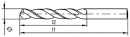 maykestag broca espiral HSS corta RN DIN 338 14,0 SINGLE...