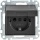 merten Schuko socket outlet with hinged cover, System M, IP44, anthracite, 1 piece MEG2314-0414 NEW