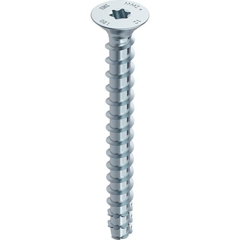 Vite Heco per calcestruzzo e muratura Heco, Multi-Monti plus con testa svasata, ø 7,5x60 mm, PU = 50 pz 48511 NUOVO