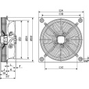 S&P Axial-Wandventilator Typ HXBR/4-500 V5 5700381700...