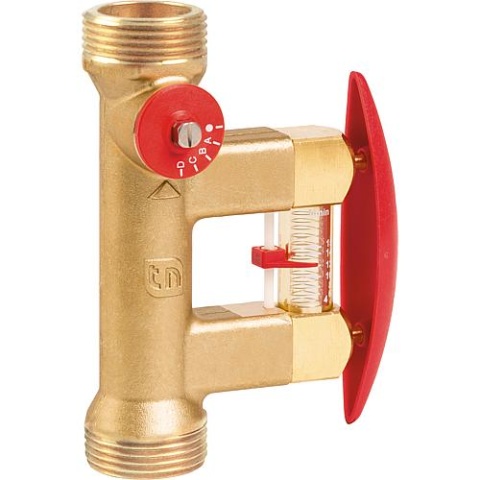 taconova balancing valve Tacosetter Bypass 100, DN 20 male 1""x1"", 8-30l/min, Kvs: 5,0 2232372000 NEW