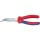 KNIPEX Pinze a becchi tondi piatti con tagliente cromato con manici multicomponente bicolore Ganasce angolate a 40° 200 mm 26 25 200 NUOVO