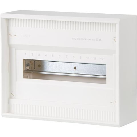 hager distribuidor de superficie Hager, Volta IP30, 1x12PLE, sin puerta VA12CN NUEVO