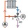 mut valvola a 3 vie MK DN 25/PN 16 iG KVS 9 NUOVO