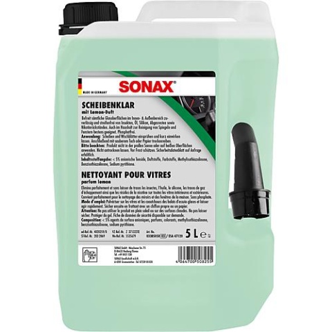 SONAX Scheibenreiniger Scheibenklar 5l Kanister 338 505 NEU