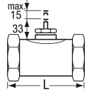 mut 2-weg regelklep MK DN 50/PN 16 iG KVS 25 NIEUW