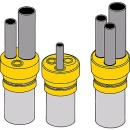 Multi Anschlussmuffe mit passender Schlauchklemme DN 100 NEU