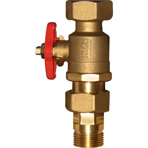 Llave esférica de paso DN20 (3/4) con maneta de mariposa, para juego de circuito de calefacción Easyflow DN20 (3/4) NUEVO