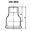 ATUSA Tempergussfitting verzinkt Nr. 246 Reduziermuffe...