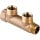 GEBERIT manifold 2-fold DN20(3/4"")xDN20(3/4"") Eurocone gunmetal NEW