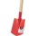 Ideal Spaten Ideal-Grabenschel Ruhr-Brilliant, taille 1, rouge, manche long 4140102 NEUF