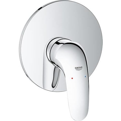 GROHE Eurostyle mezclador de ducha empotrado roseta Ø 163 mm cromo palanca cerrada NUEVO