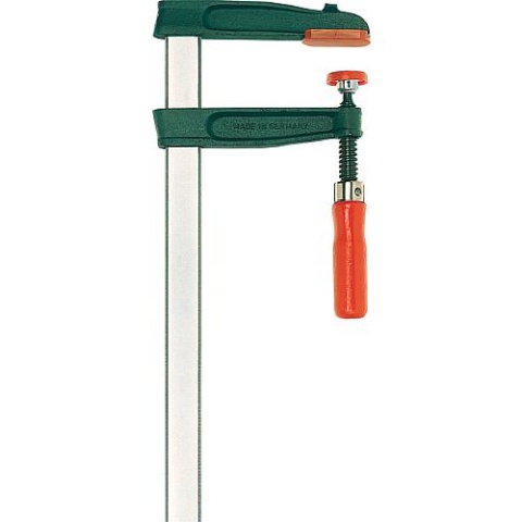 BESSEY Abrazadera de tornillo de fundición maleable con mango de madera carril liso 400x175mm tipo TGRC40 TGRC40 NUEVO