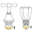 Teflon-Wasserhahnscheiben (PTFE) Größe...