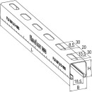 Fischer mounting rail FLS galvanised, profile 37/31...