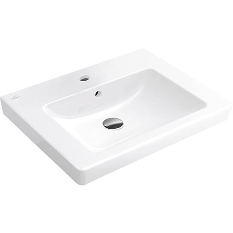 Villeroy & Boch WT Subway 2.0, bianco, con troppopieno e foro per rubinetto LxL 470x650mm 71136501 NUOVO