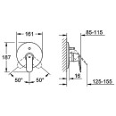 GROHE Eurosmart Cosmopolitan mezclador empotrado para...