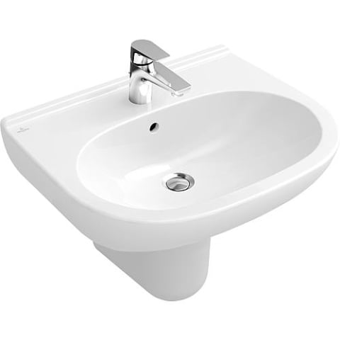 Villeroy & Boch lavabo V+B O.Novo avec trop-plein, 650 x 510mm, blanc 51606501 NEUF